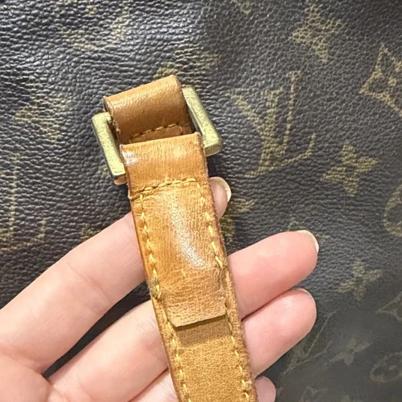 AUTHENTIC Vintage Louis Vuitton Brown Monogram Shoulder Bag - Picture 2 of 8